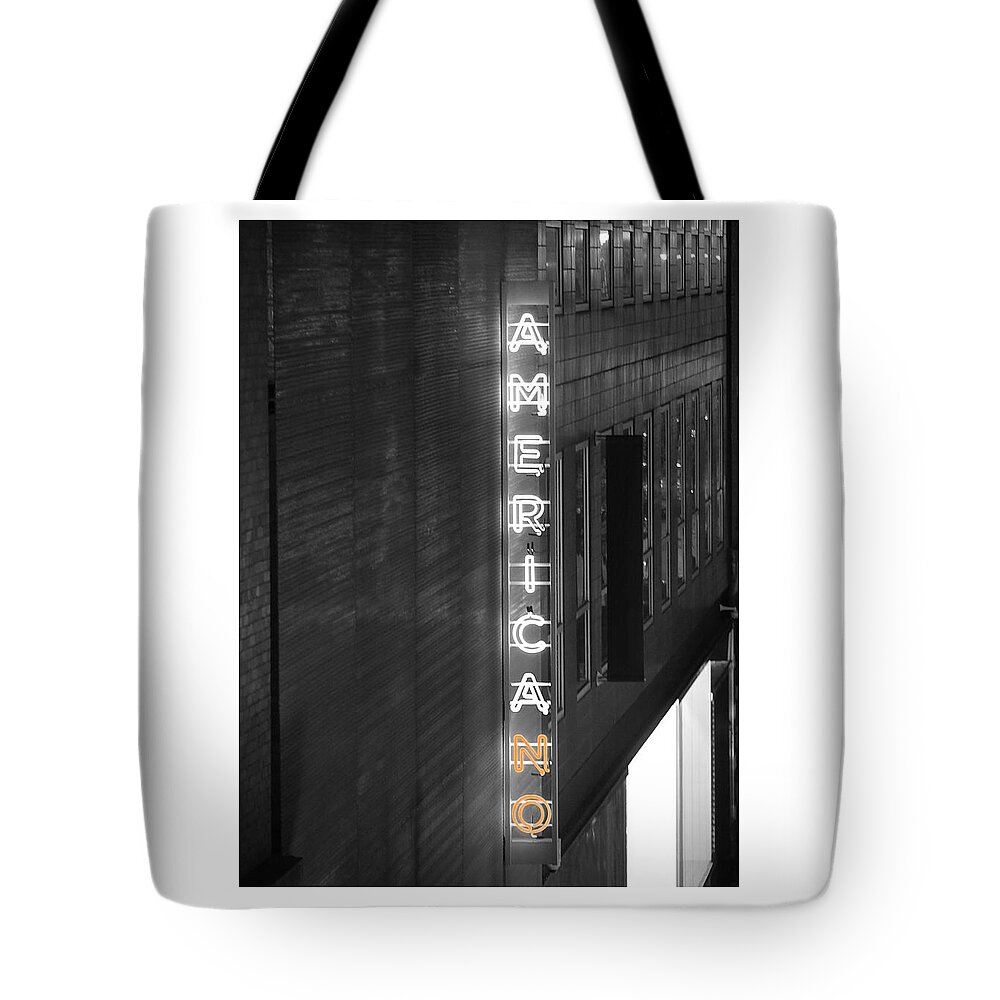 Richard Reeve Tote Bag featuring the photograph America-no by Richard Reeve
