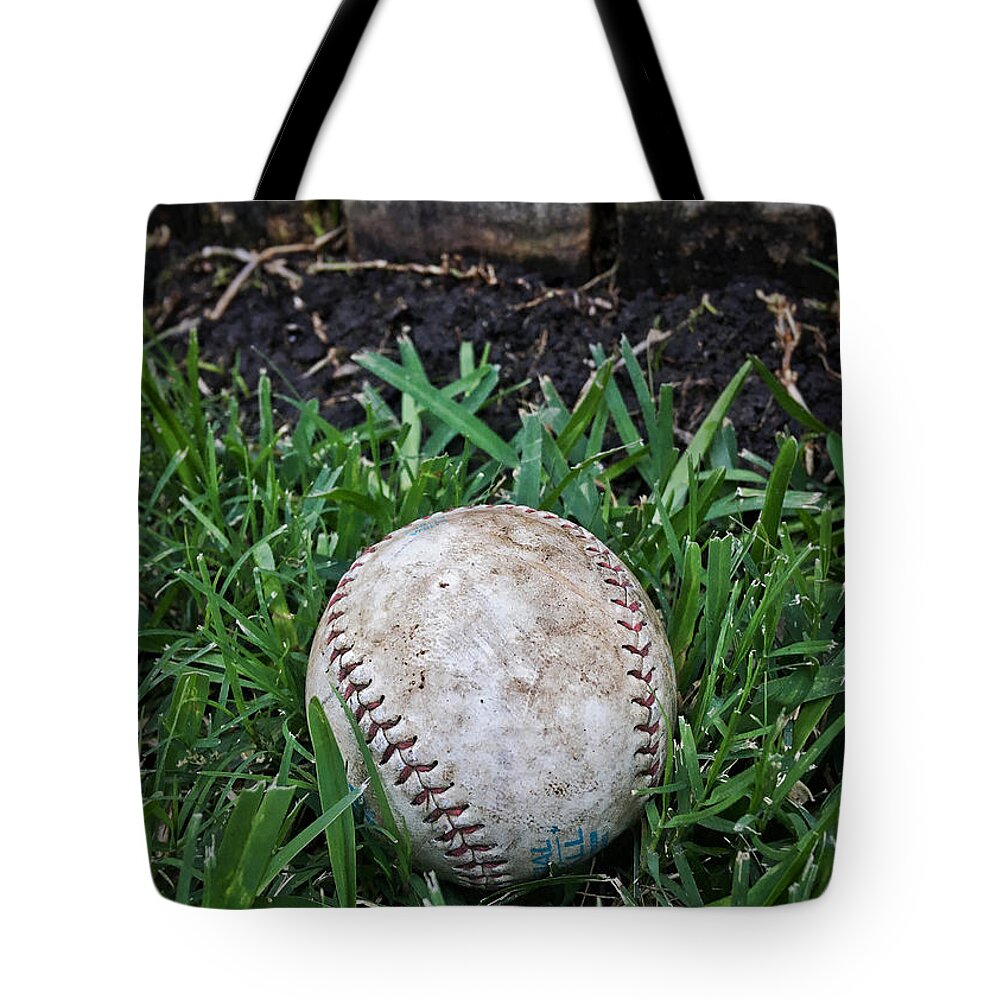 America Tote Bag featuring the photograph American Baseball by Nathan Little