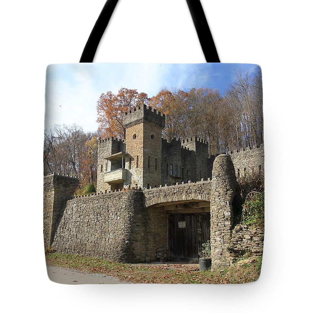Castle Tote Bag featuring the photograph American Castle by Karen Ruhl
