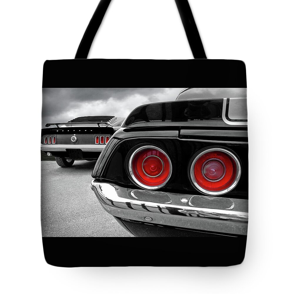 American Muscle Tote Bag featuring the photograph American Muscle by Gill Billington