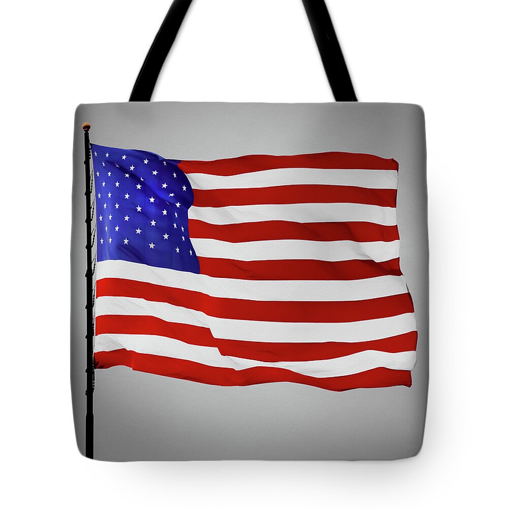 American Pride Tote Bag featuring the photograph American Pride by Steven Michael
