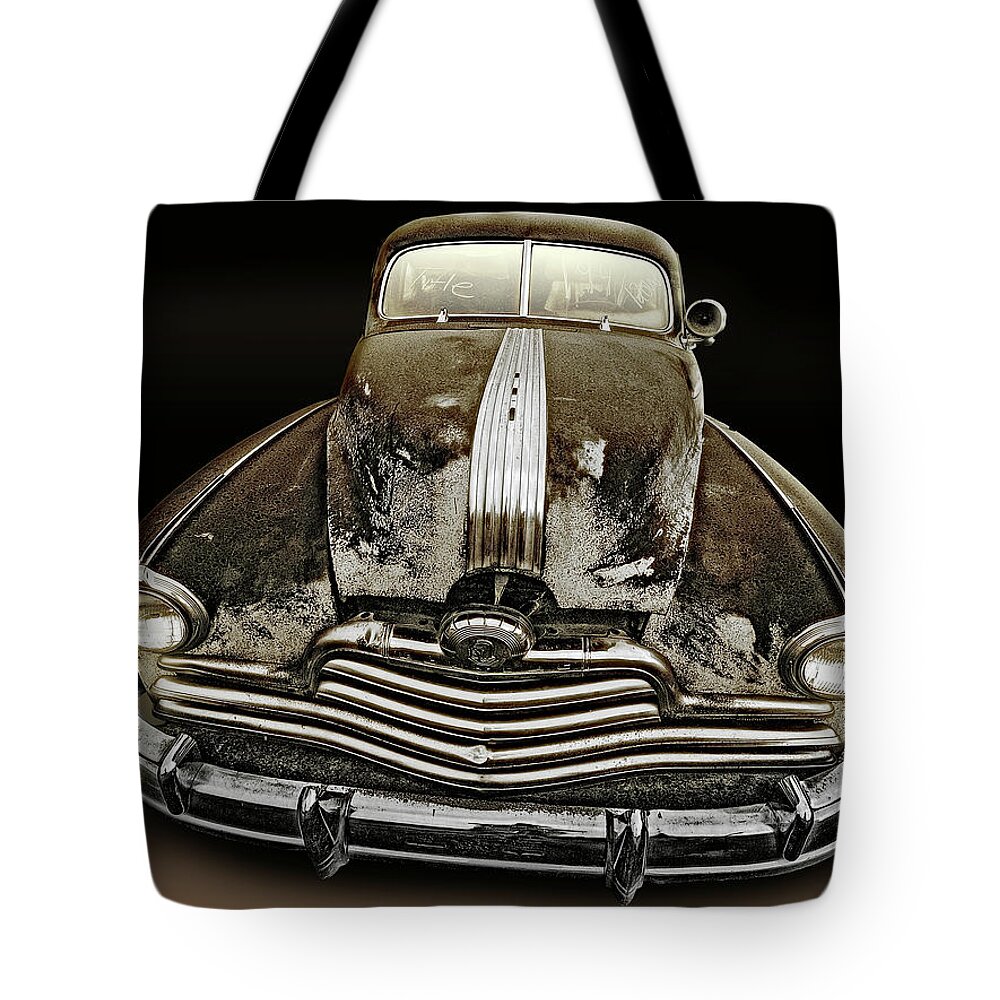 Cars Tote Bag featuring the photograph American Relic by John Anderson
