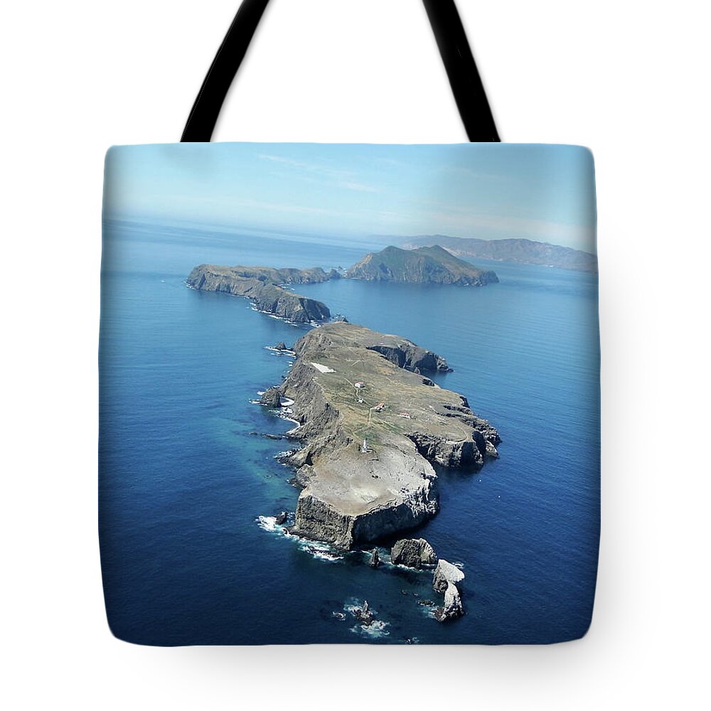 Anacapa Island Tote Bag featuring the photograph Anacapa Island by Liz Vernand