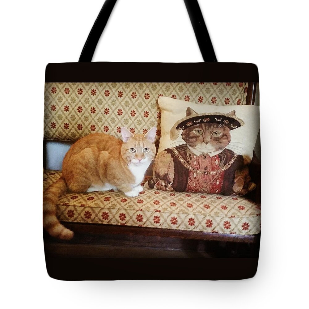 Cat Tote Bag featuring the photograph Ancestor by Rowena Tutty
