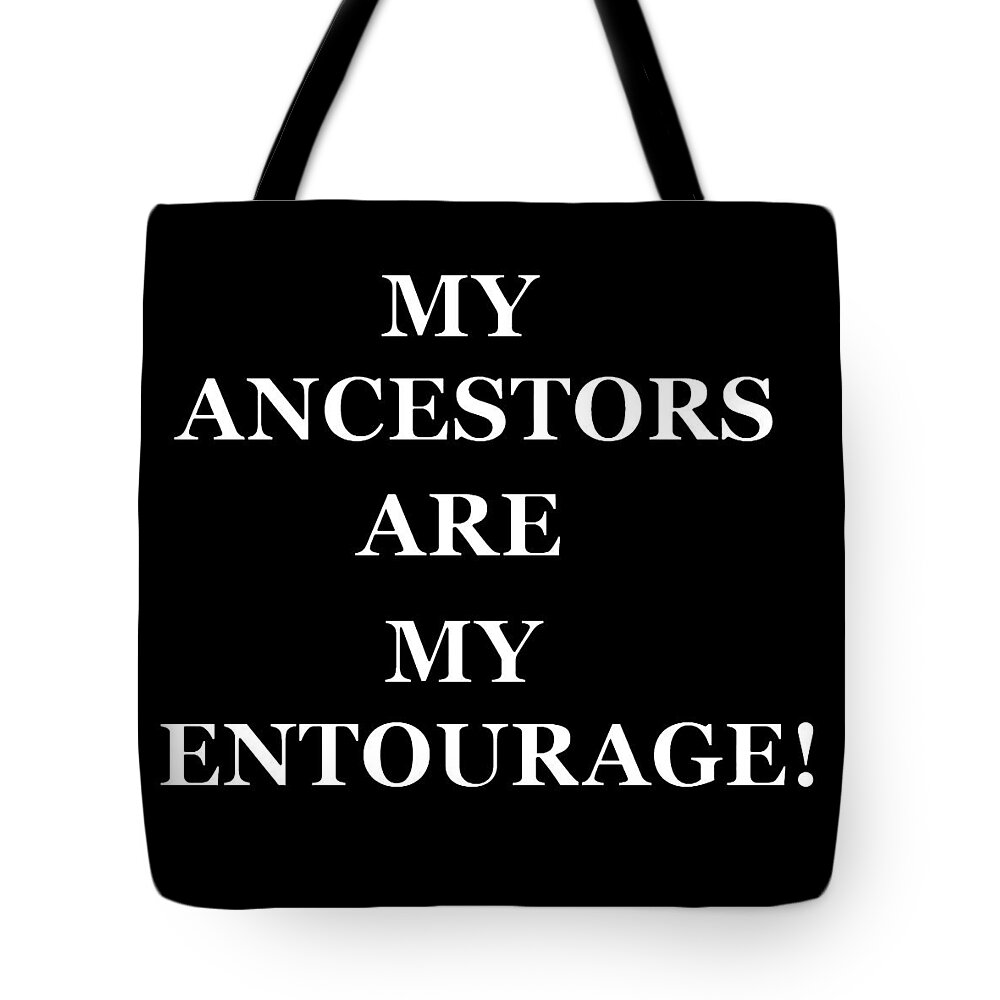 Ancestors Tote Bag featuring the digital art Ancestors by Adenike AmenRa