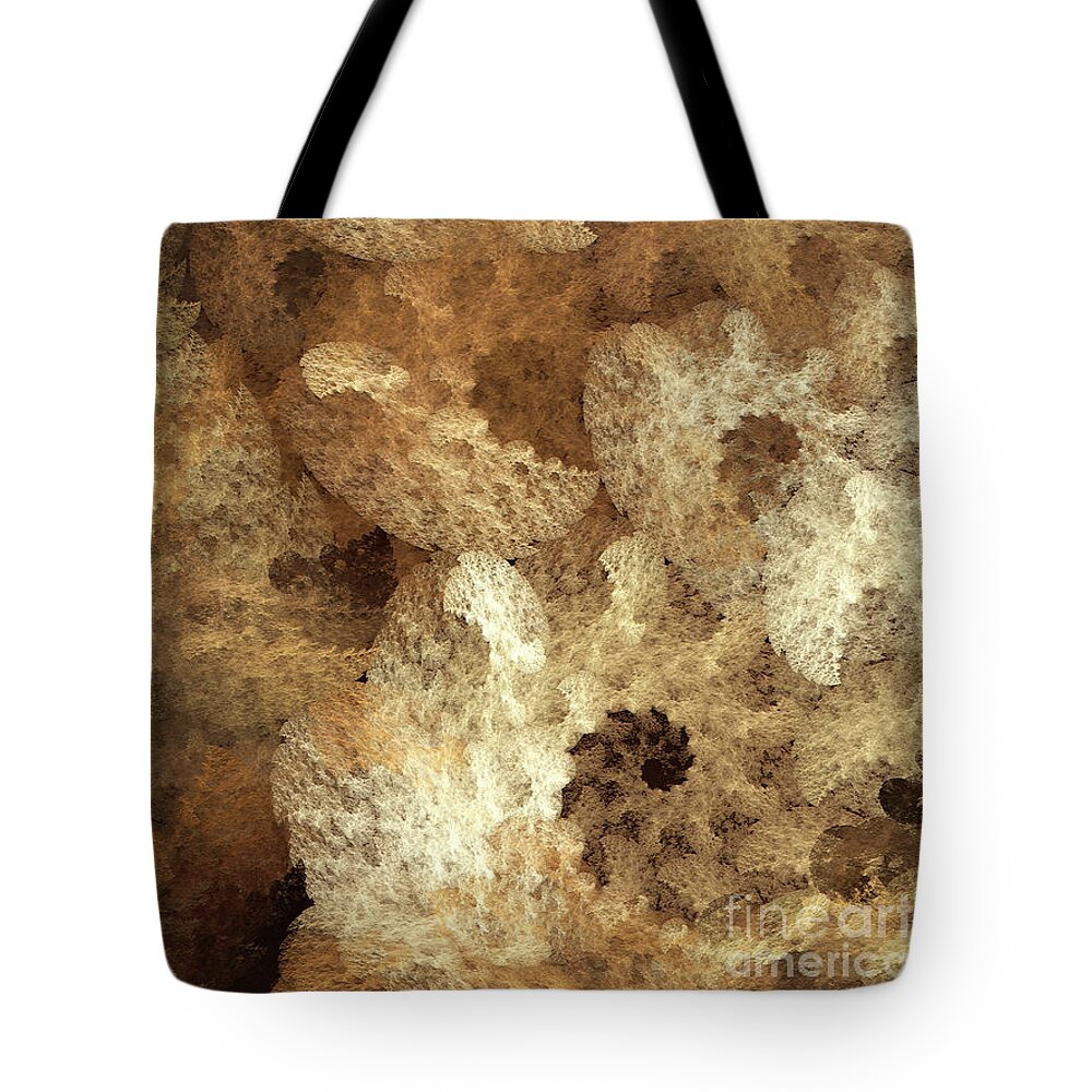 Abstract Tote Bag featuring the digital art Andee Design Abstract 52 2017 by Andee Design