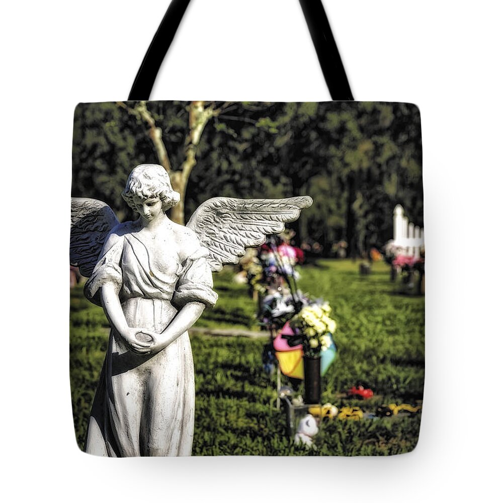 Angel Tote Bag featuring the photograph Angel 004 by Michael White