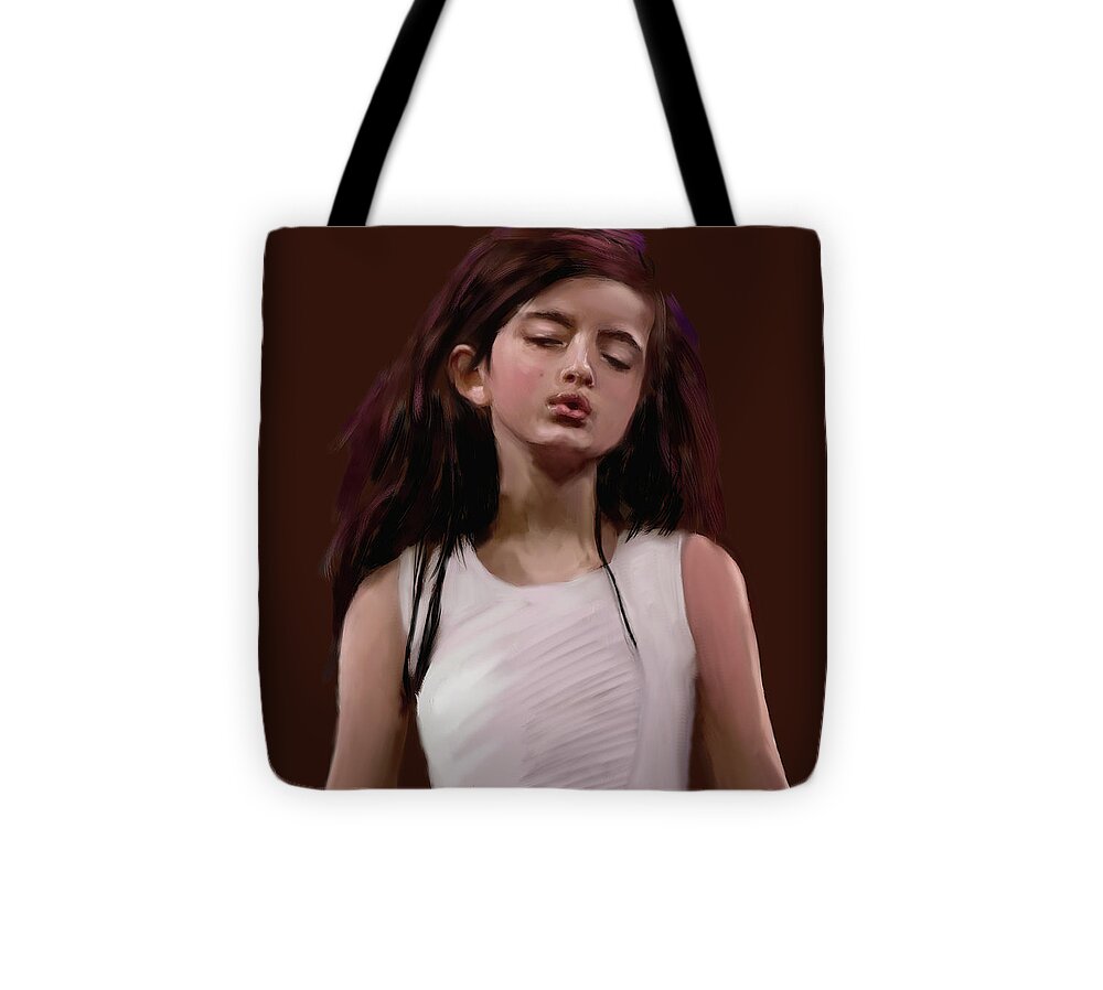 Angelina Jordan Tote Bag by Scott Bowlinger - 13 x 13 - Fine Art