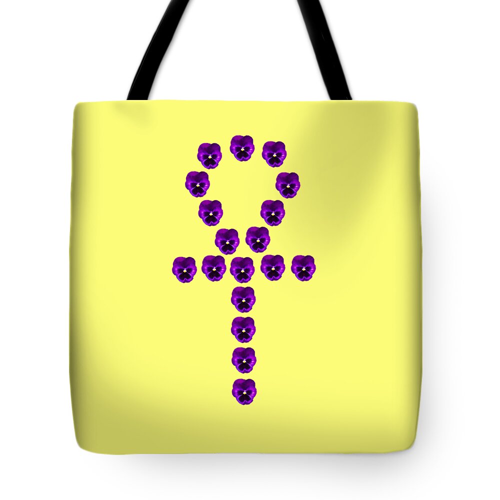 Ankh Tote Bag featuring the photograph Ankh by Rachel Hannah