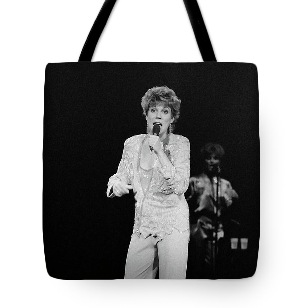 Music Tote Bag featuring the photograph Anne Murray at the Music Hall by Mike Martin