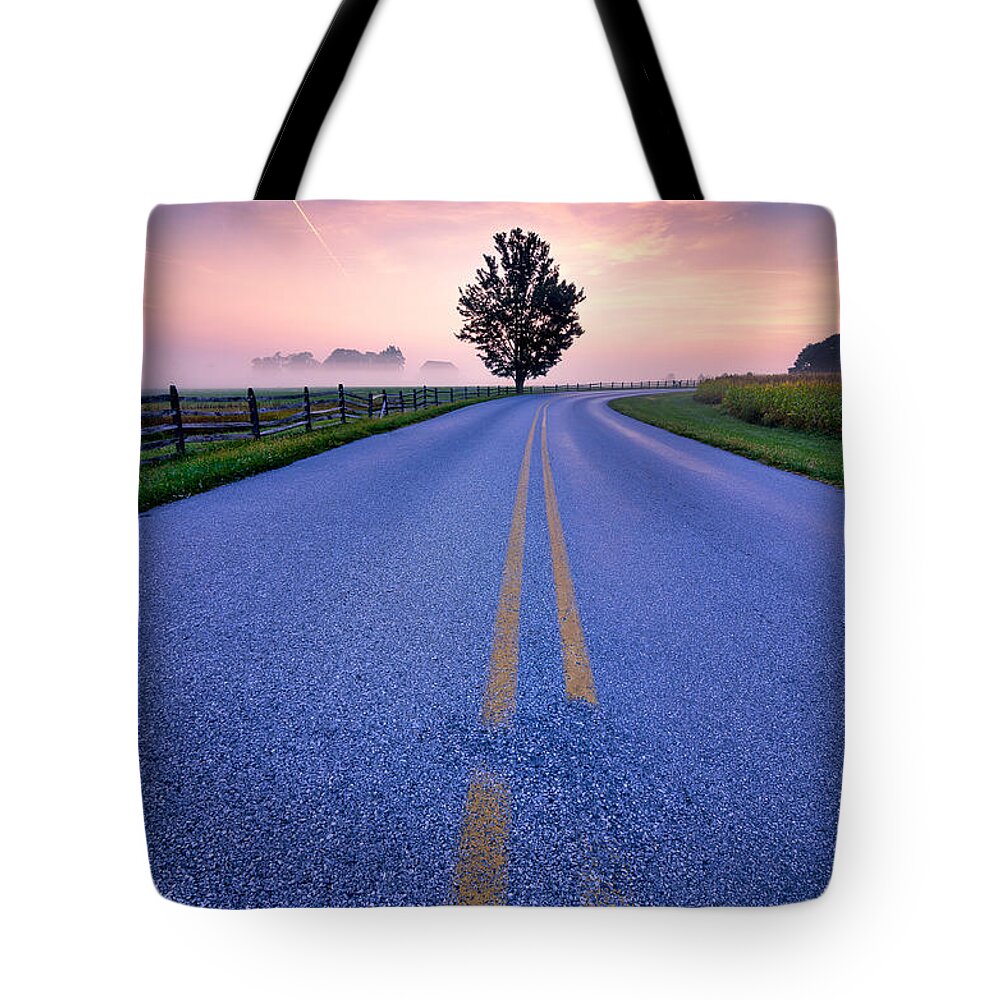Gettysburg National Park Tote Bag featuring the photograph Another Gettysburg Morning by Craig Szymanski