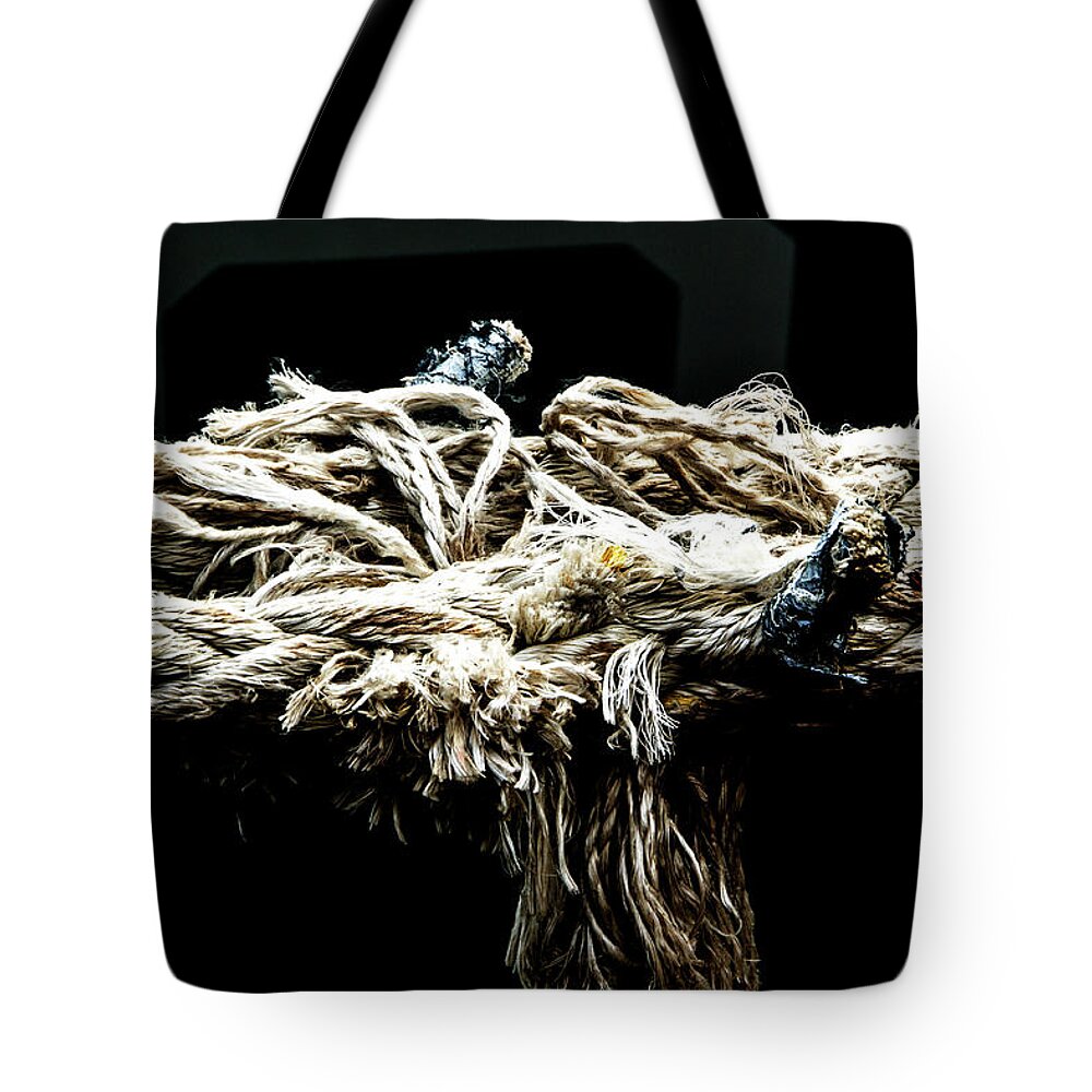 Rope Tote Bag featuring the photograph Another Piece of Rope by Adriana Zoon