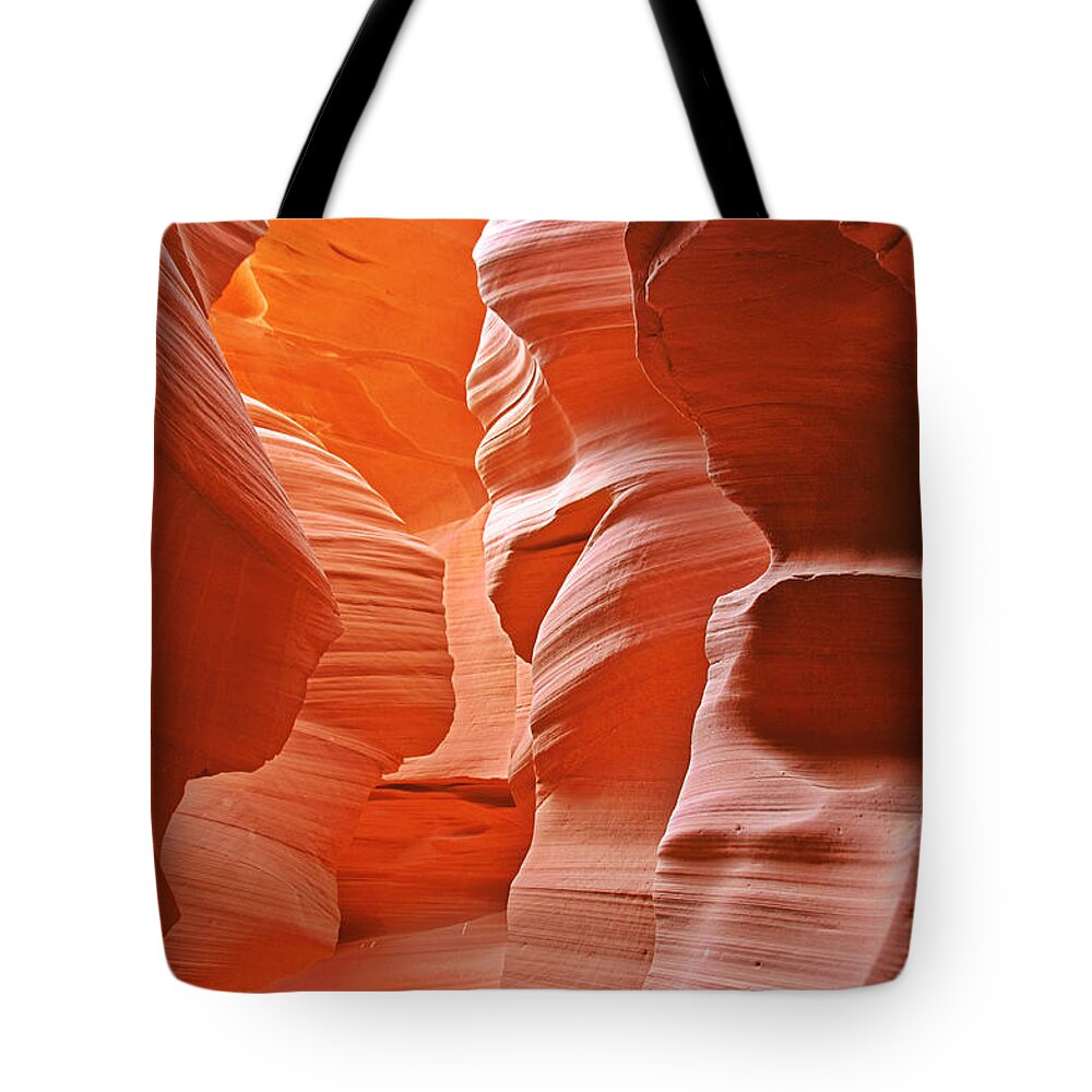 Southwest Tote Bag featuring the photograph Antelope Canyon - Nature's Art Gallery by Alexandra Till