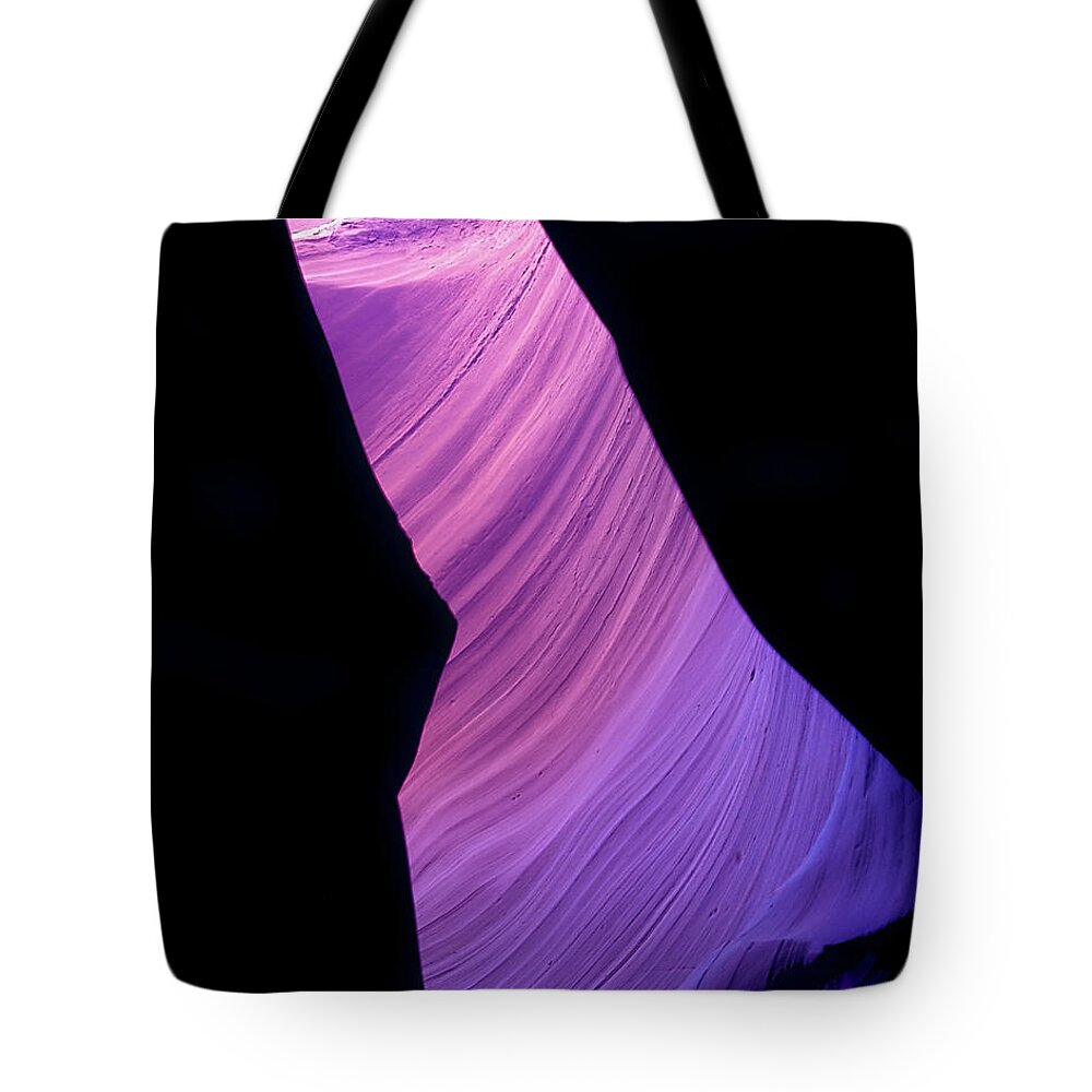 Antelope Canyon Tote Bag featuring the photograph Antelope Canyon Wall by JustJeffAz Photography