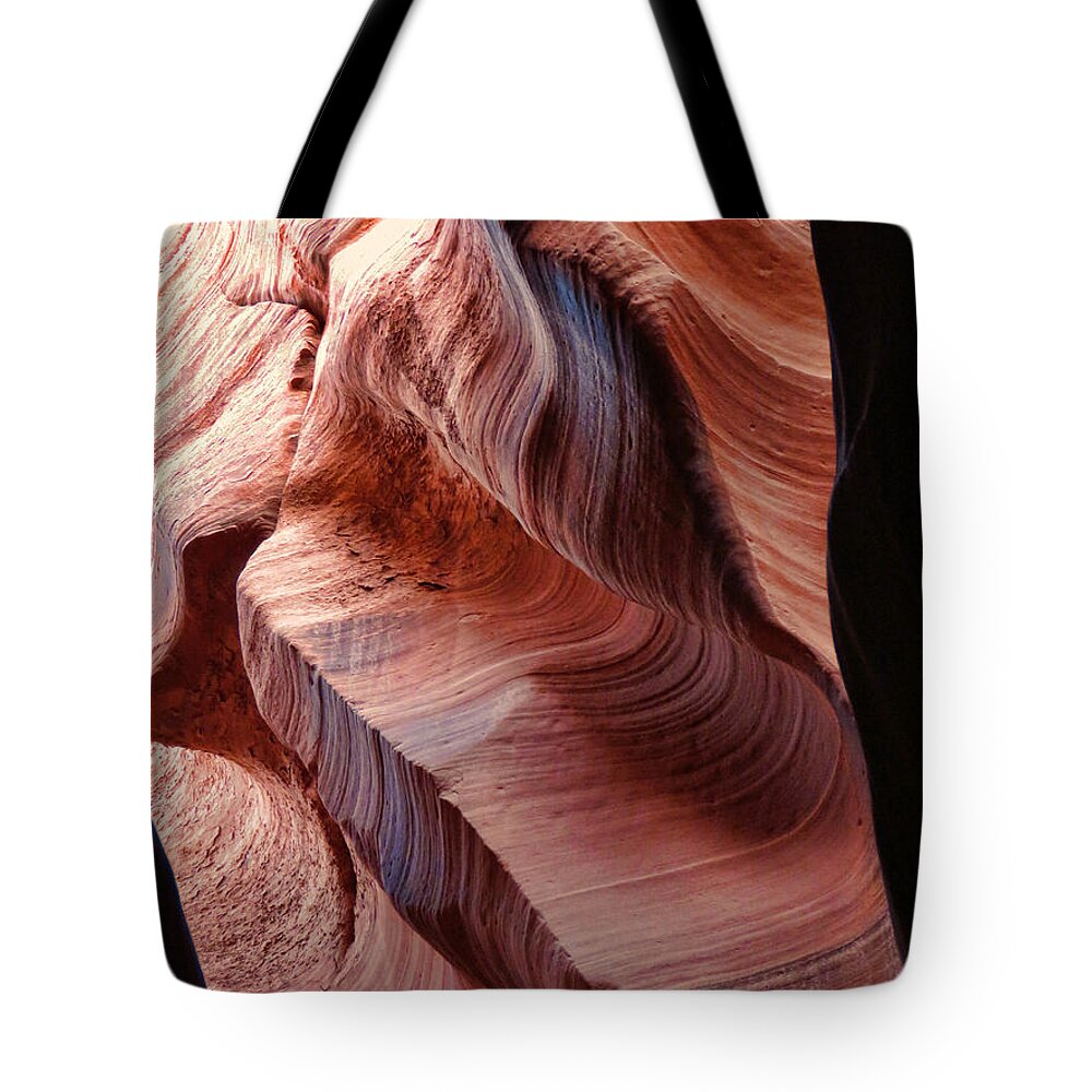 Antelope Valley Tote Bag featuring the photograph Antelope Valley Slot Canyon 12 by Helaine Cummins
