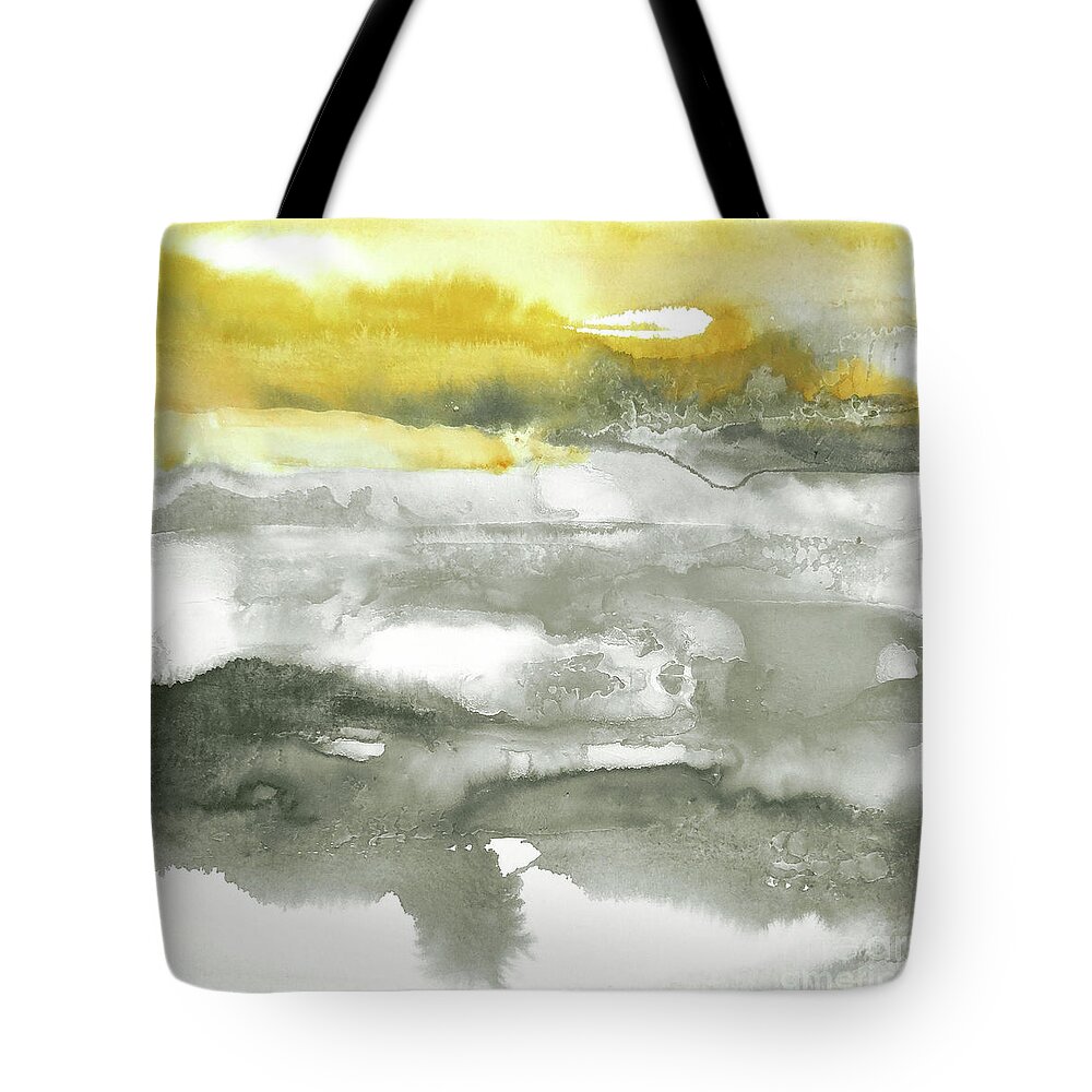 Original Watercolors Tote Bag featuring the mixed media Any Direction 1 by Chris Paschke
