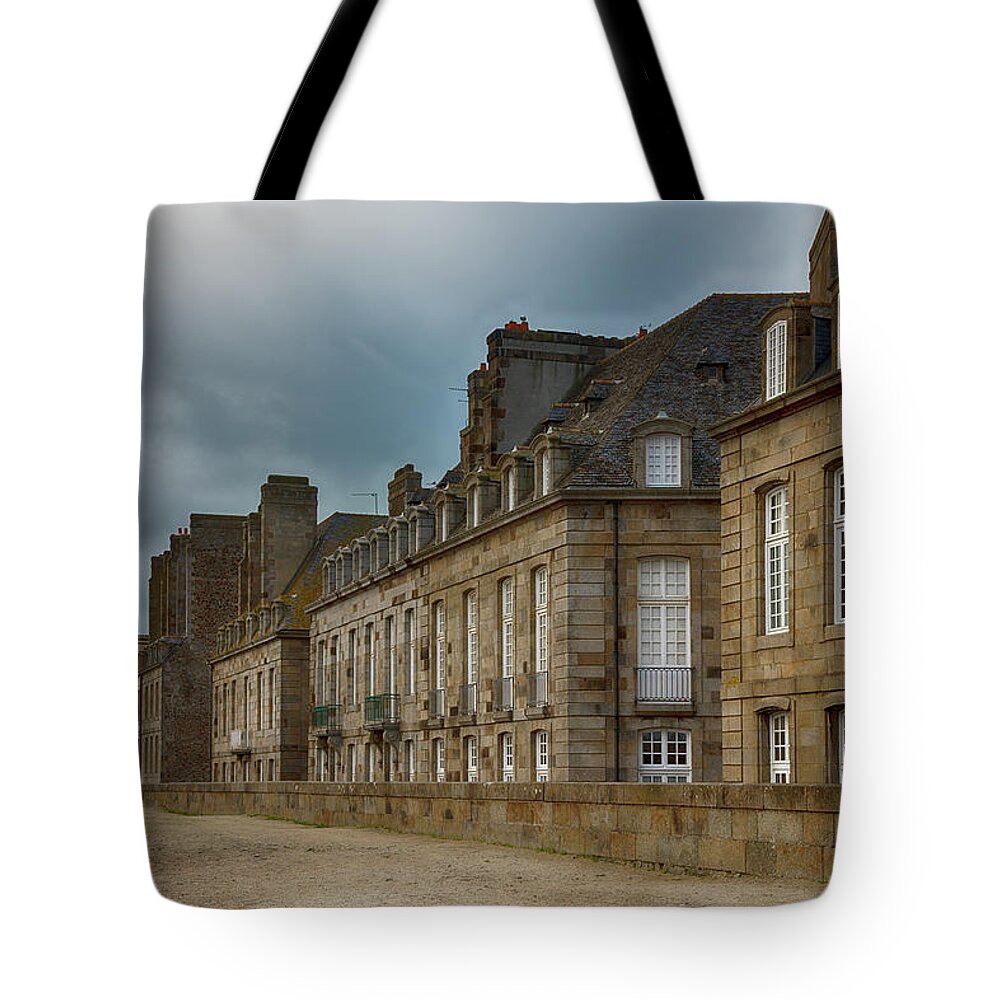 Saint Tote Bag featuring the photograph Apartments Ste. Malo, Brittany Coast by Hugh Smith