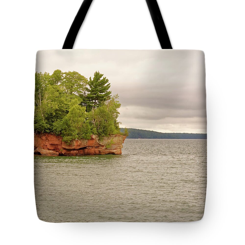 Island Tote Bag featuring the photograph Apostle Islands by Peter Ponzio