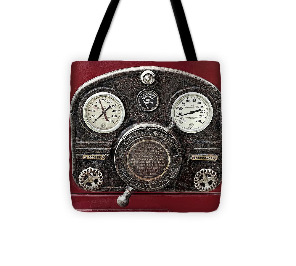 Apparatus Tote Bag featuring the photograph Apparatus by Dark Whimsy