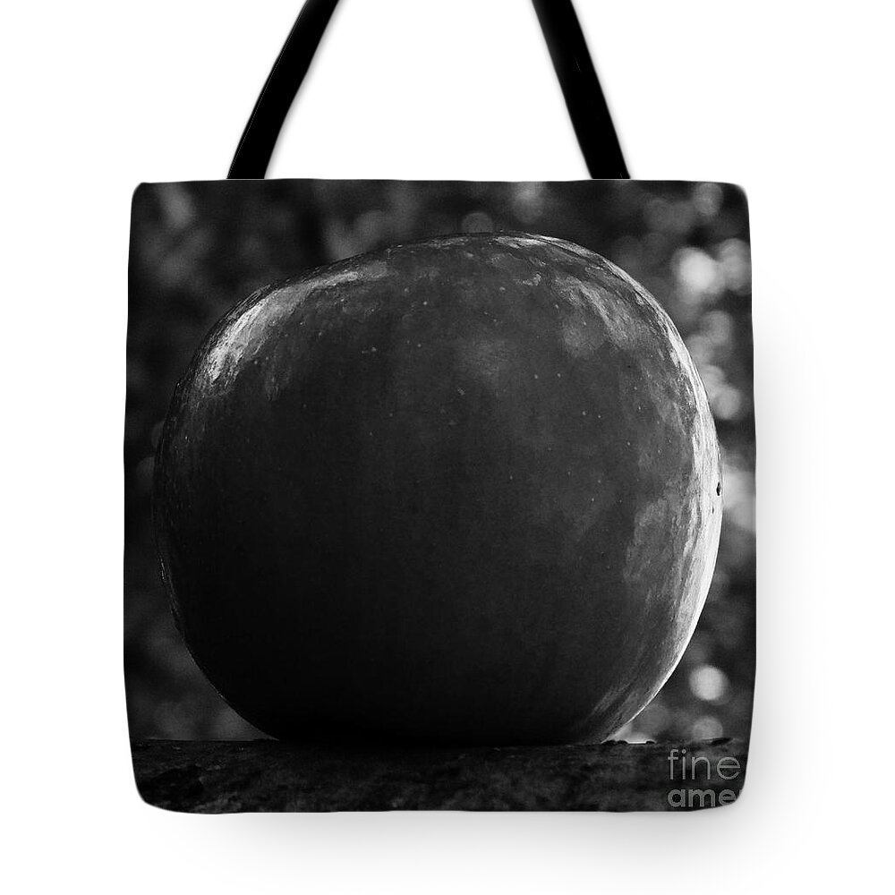 Fruit Tote Bag featuring the photograph Apple One by J L Zarek