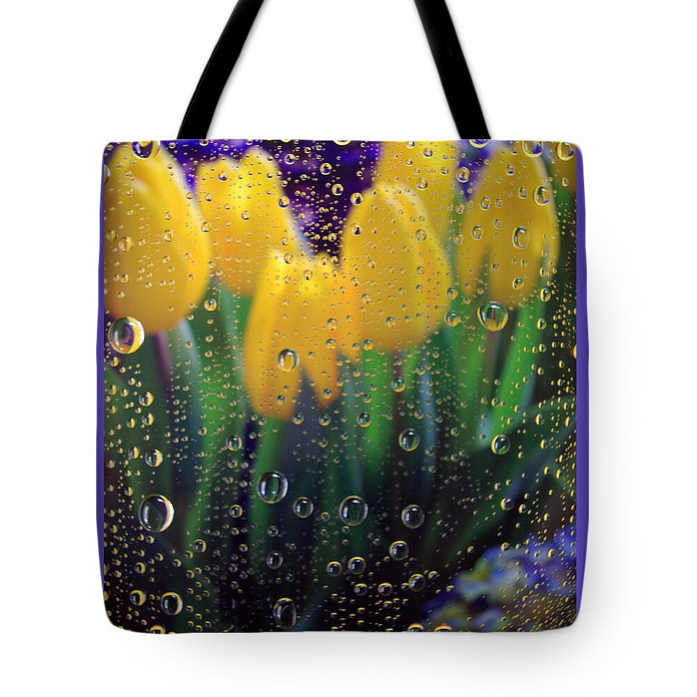 Showers Tote Bag featuring the photograph April Showers by Linda Mishler