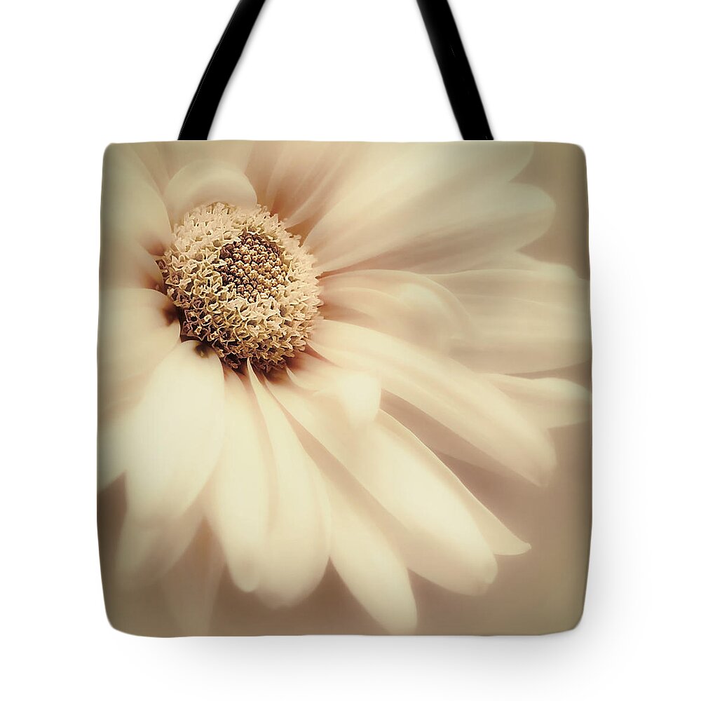 Flower Tote Bag featuring the photograph Arabesque in Butternut by Darlene Kwiatkowski