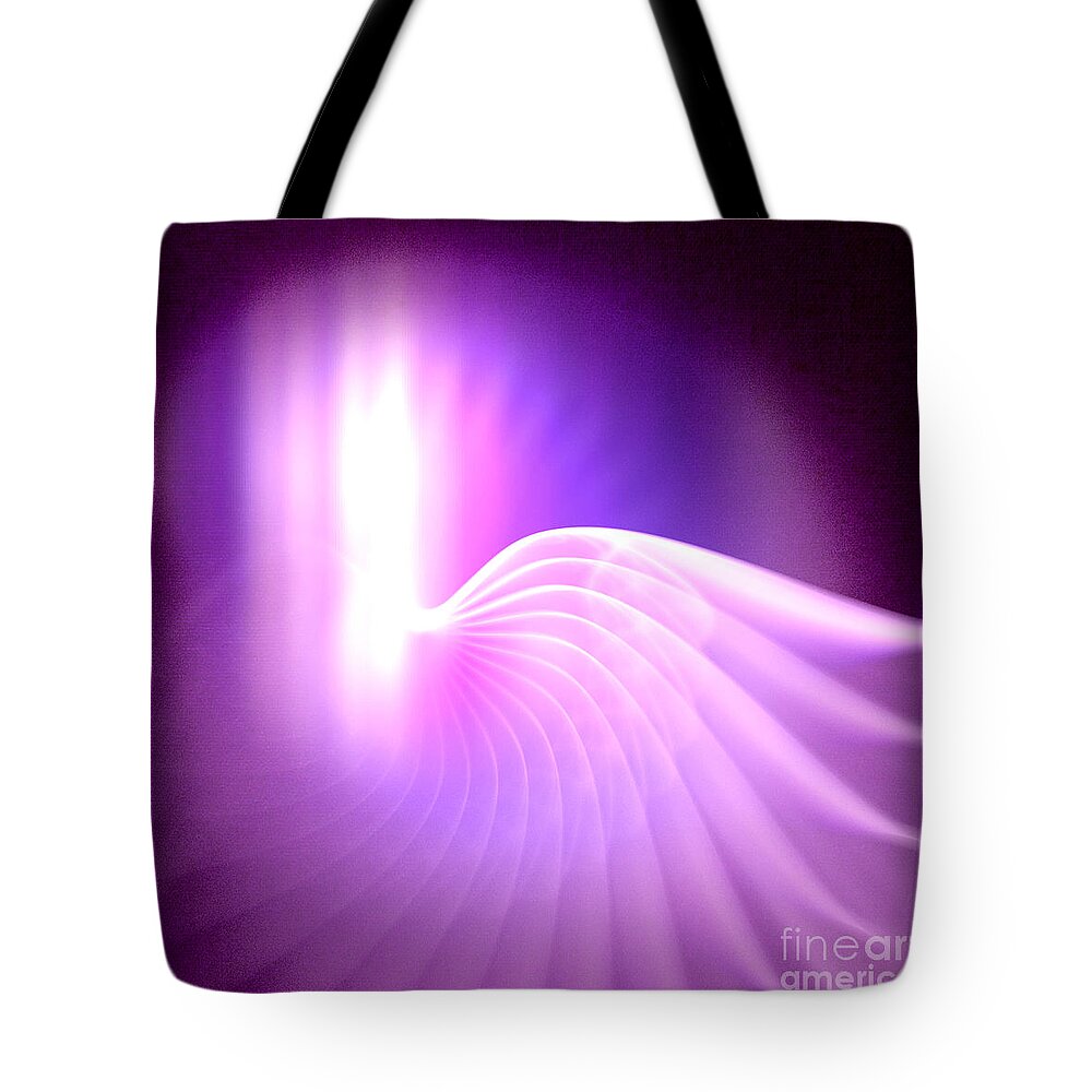 Archangels Tote Bag featuring the digital art Archangel Gabriel by Alexa Szlavics