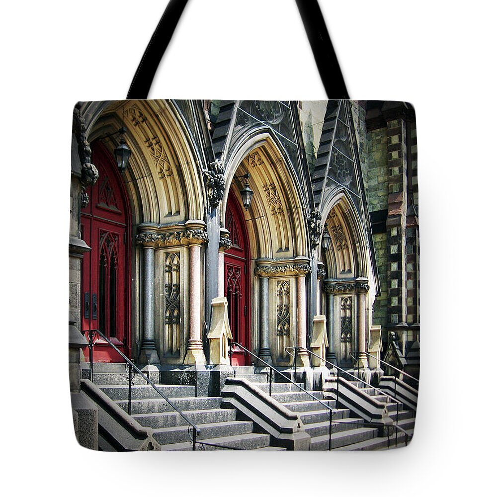 2d Tote Bag featuring the photograph Arched Doorways by Brian Wallace