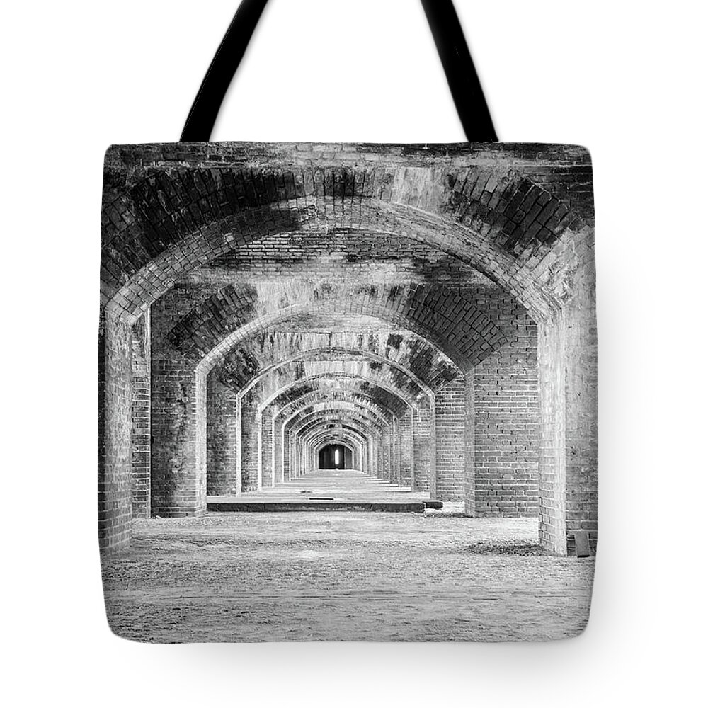 Photosbymch Tote Bag featuring the photograph Arches, Ft Jefferson by M C Hood