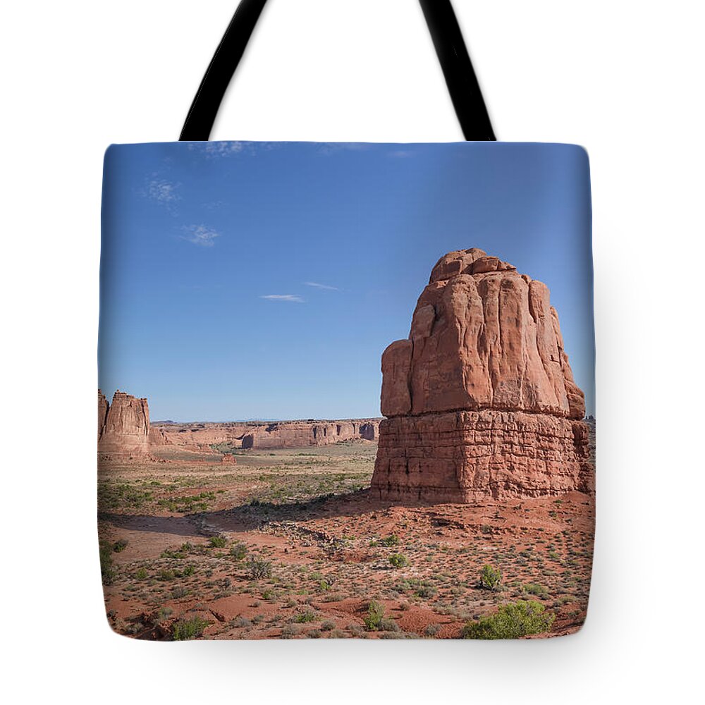 Arches National Park Tote Bag featuring the photograph Arches National Park by Jim Thompson
