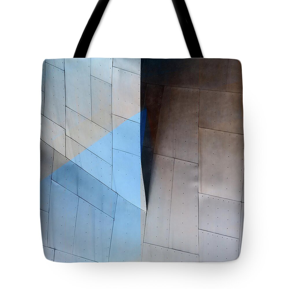 Architecture Tote Bag featuring the photograph Architectural Reflections 4619E by Carol Leigh