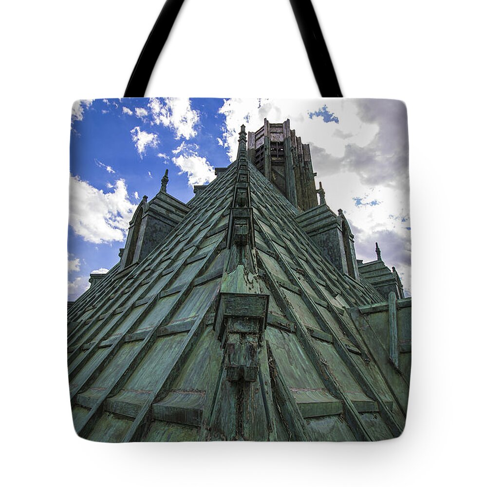 Chitecture Tote Bag featuring the photograph Architecture by Tyler Adams