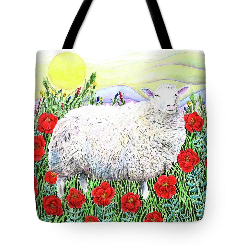 Lise Winne Tote Bag featuring the painting Arrival of the Hummingbirds by Lise Winne