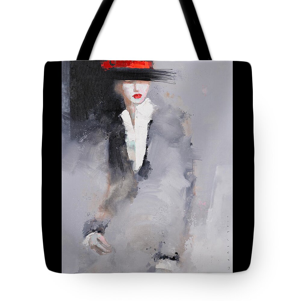 Business Woman Tote Bags