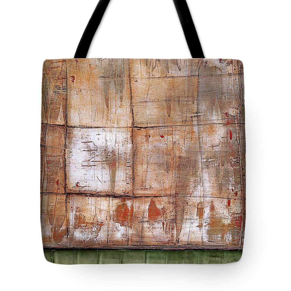 Fine Art Prints Tote Bag featuring the painting Art Print Abstract 35 by Harry Gruenert