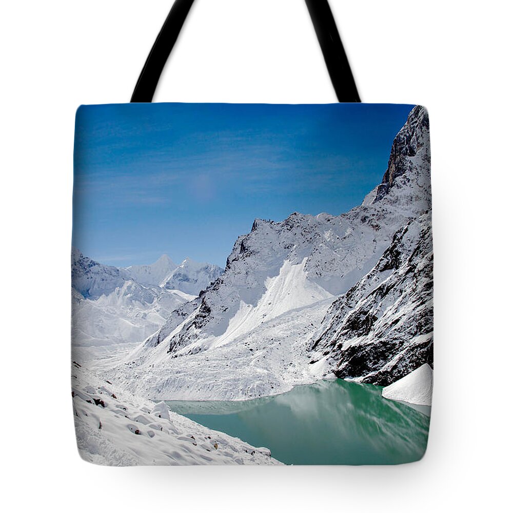 Snow Tote Bag featuring the photograph Artic Landscape by Britten Adams