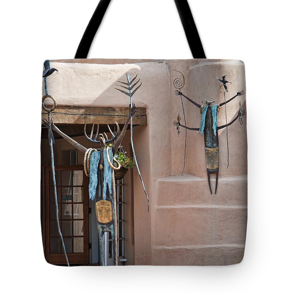 Santa Fe Tote Bag featuring the photograph Artistic Santa Fe by Brenda Kean