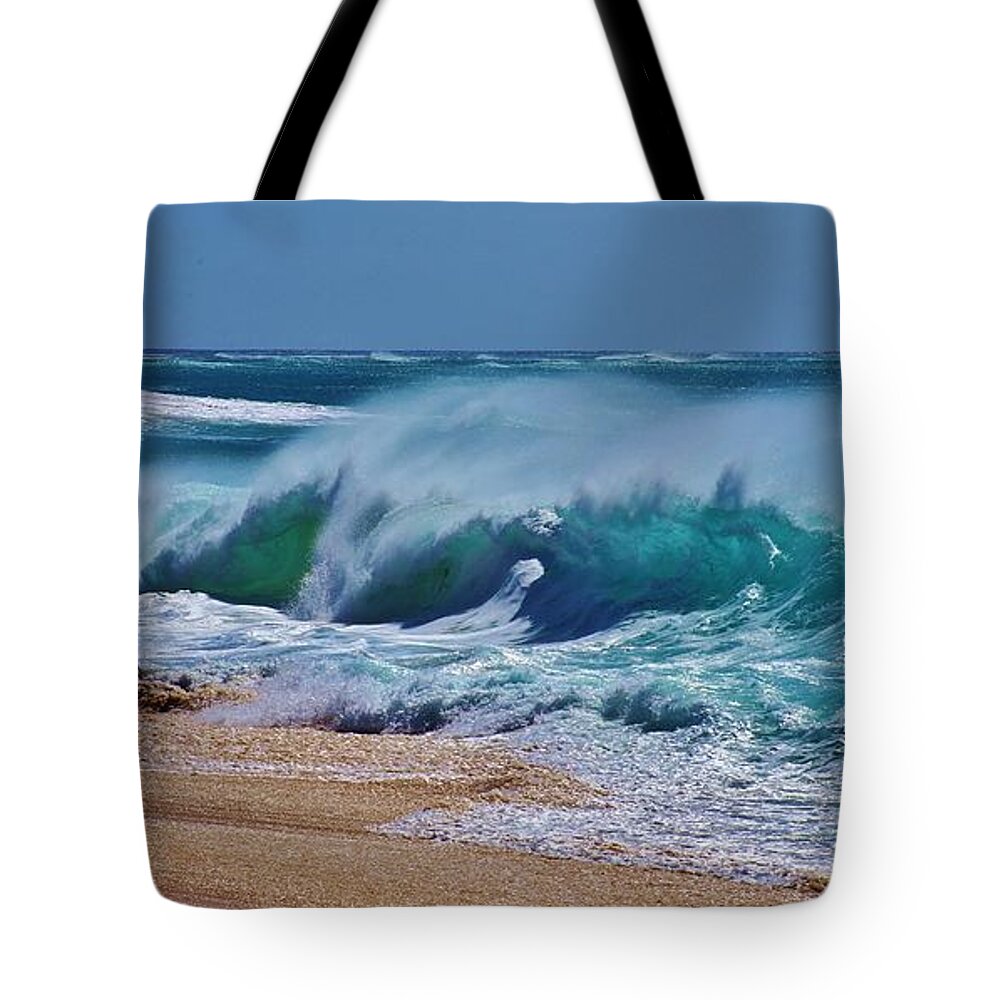 Wave Tote Bag featuring the photograph Artistic Wave by Craig Wood
