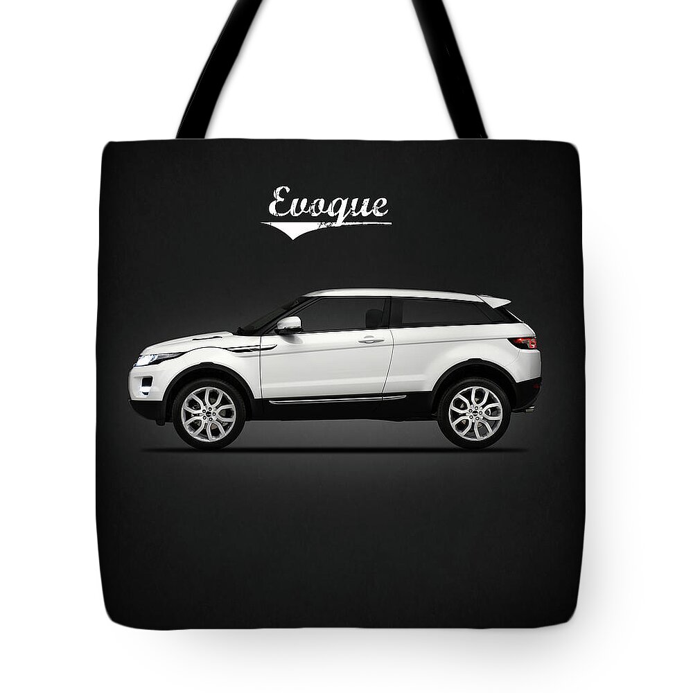 Range Rover Evoque Tote Bag featuring the photograph Range Rover Evoque by Mark Rogan
