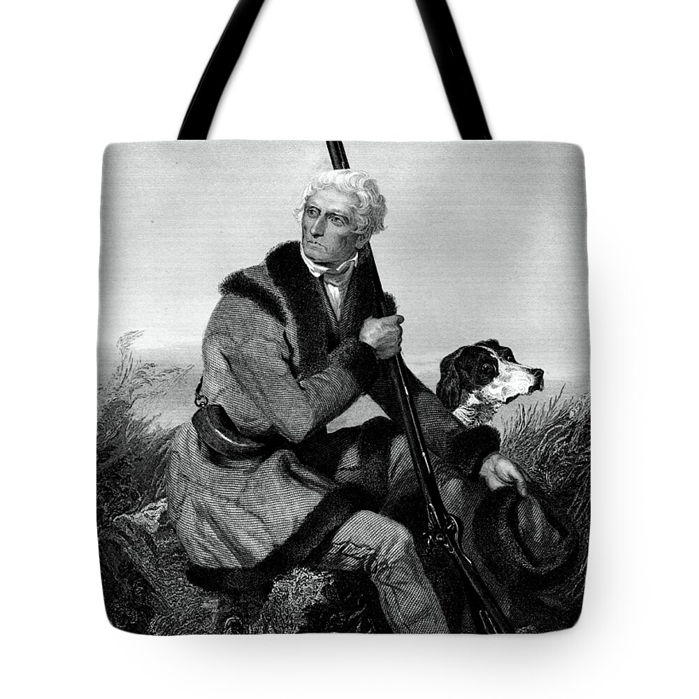 Daniel Boone Tote Bag featuring the painting Daniel Boone by Historic Image