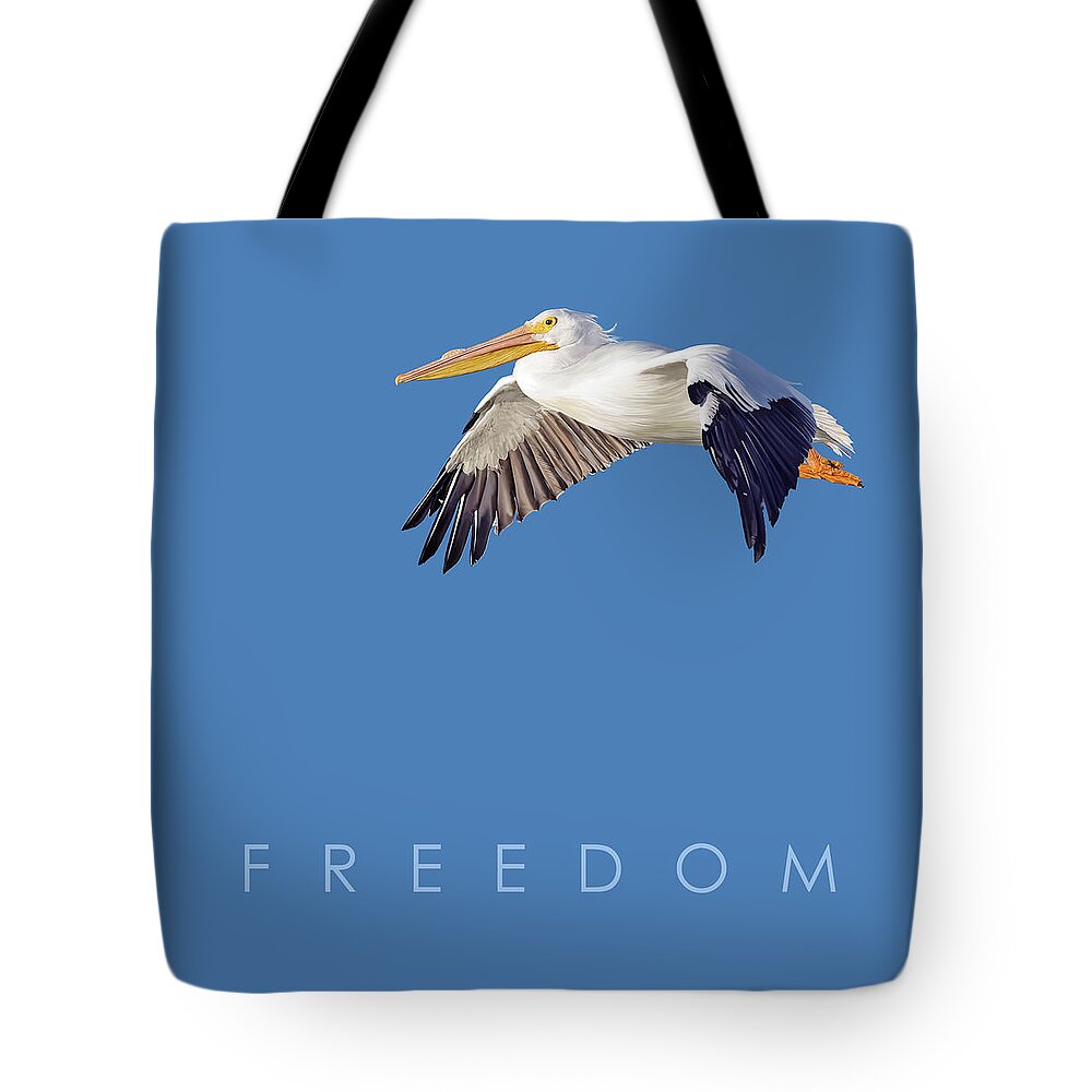 Illustration Tote Bag featuring the digital art Blue Series 003 Freedom by Rob Snow