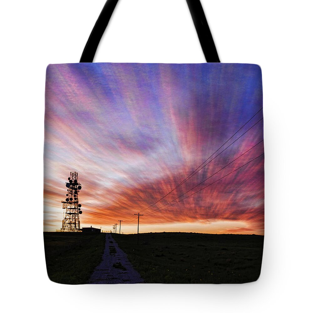 2015 July Tote Bag featuring the photograph Microwave Morning by Bill Kesler