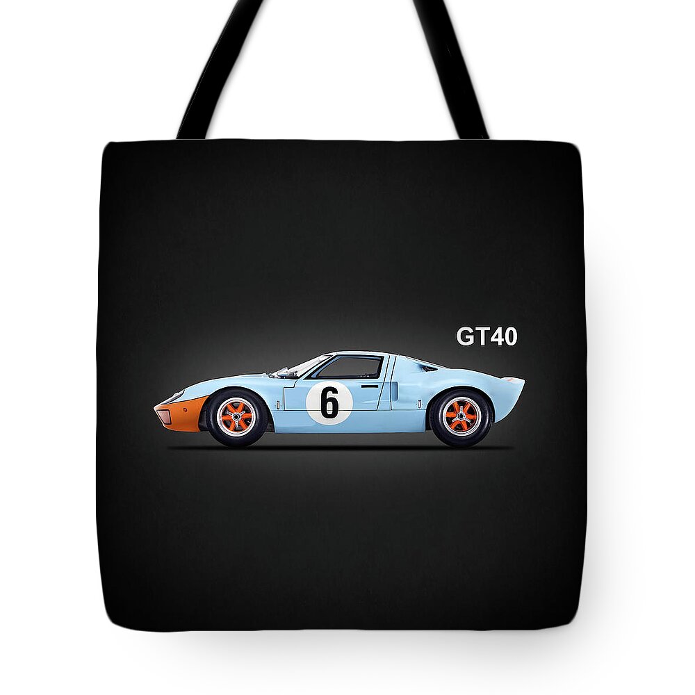 Ford Gt40 Tote Bag featuring the photograph The GT40 by Mark Rogan