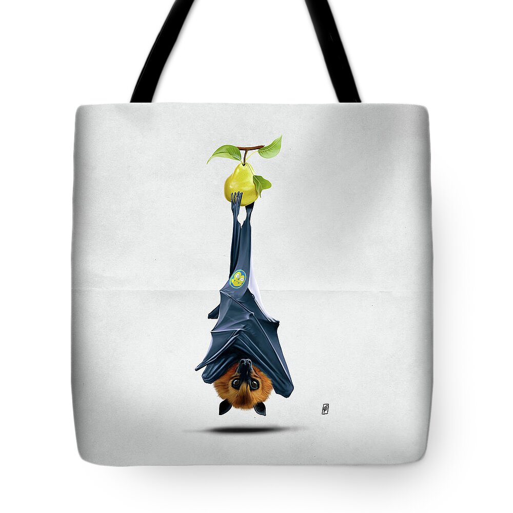 Illustration Tote Bag featuring the digital art Peared Wordless by Rob Snow