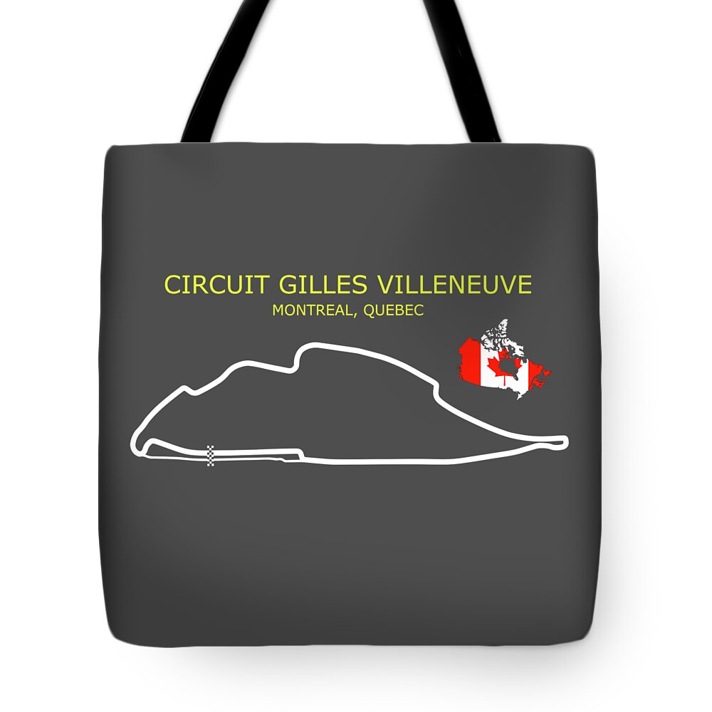 Canadian Grand Prix Tote Bags