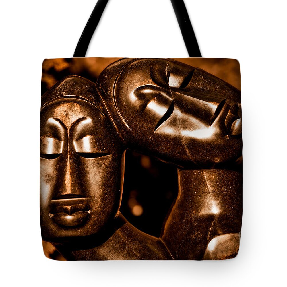 Art Tote Bag featuring the photograph As One by Venetta Archer