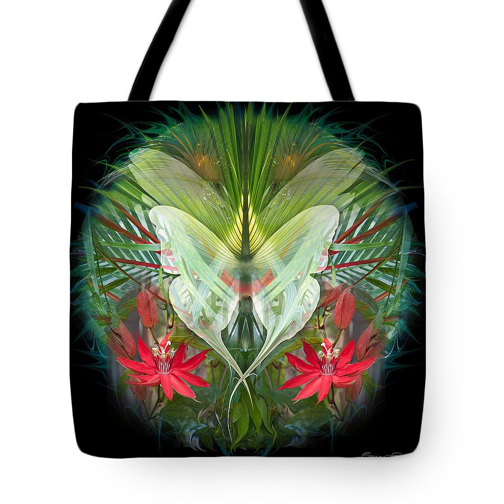 Botanical Tote Bag featuring the photograph Ascent by Bruce Frank