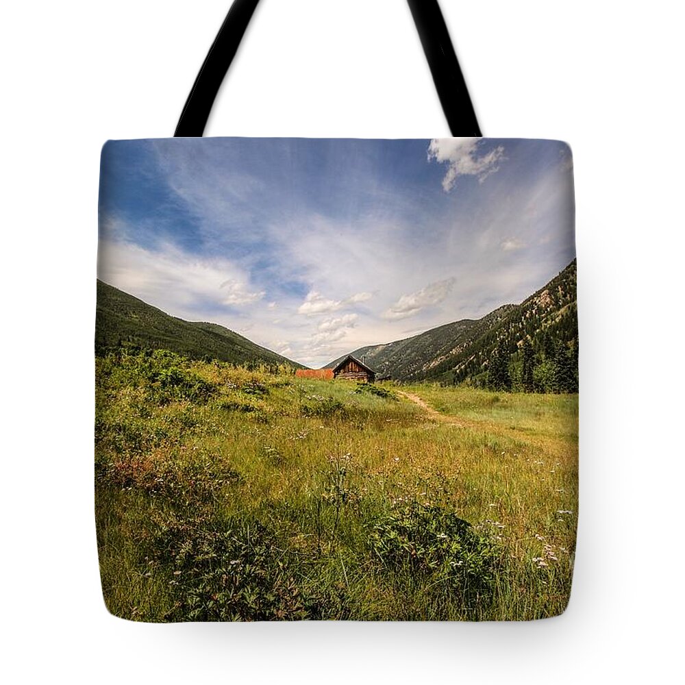Ashcroft Ghost Town Tote Bag featuring the photograph Ashcroft Ghost Town by Veronica Batterson