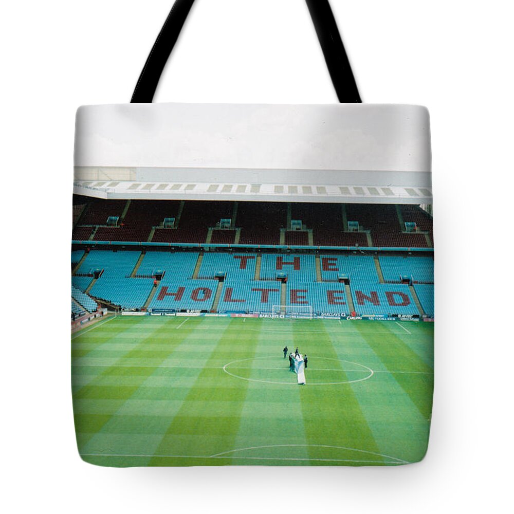 Aston Villa Tote Bag featuring the photograph Aston Villa - Villa Park - Holte End 5 - May 2005 by Legendary Football Grounds