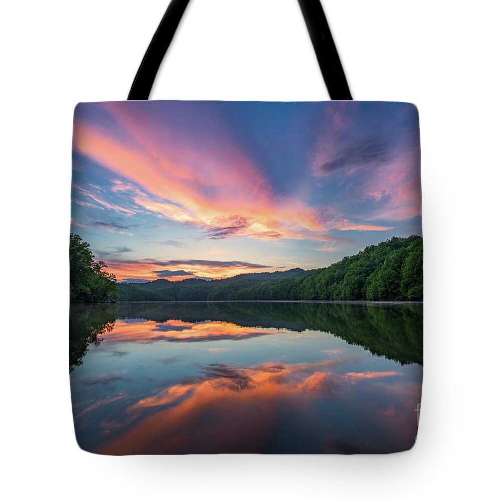 Sunset Tote Bag featuring the photograph Angels Landing by Anthony Heflin